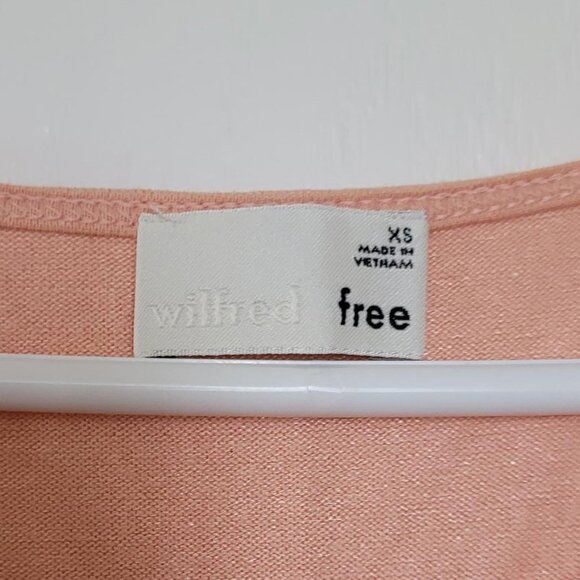 NWOT Aritzia Wilfred Free Lorelei Knit Dress (XS) - Picture 5 of 9